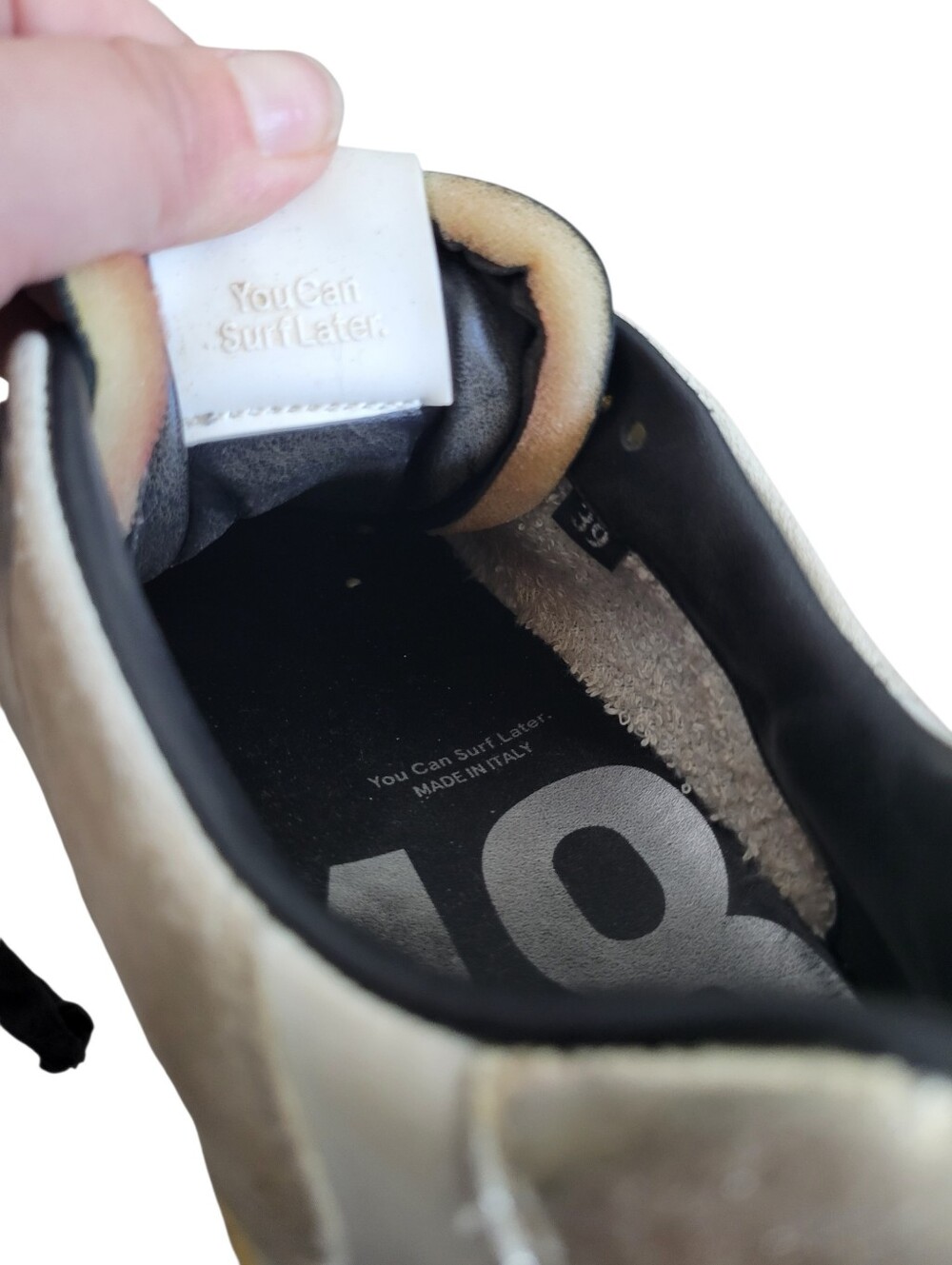 P448 Mason Perforated Sneakers In Neutrals - Picture 10 of 10
